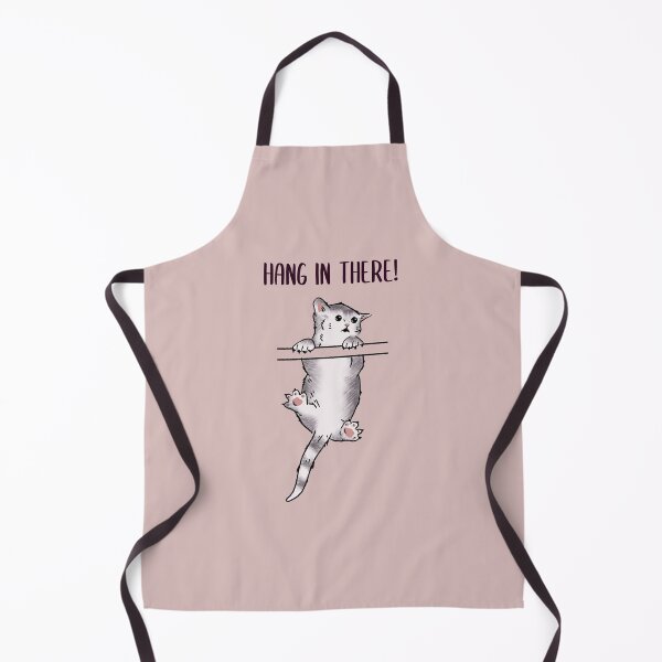 Item preview, Funny Hang In There Kitty Positive Inspirational Saying Artwork designed and sold by MakiMak.