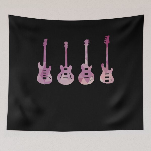 Item preview, Abstract Geometric Purple Rock n Roll Electric Guitars designed and sold by findot.