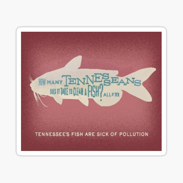 Tennessee River Catfish Sticker