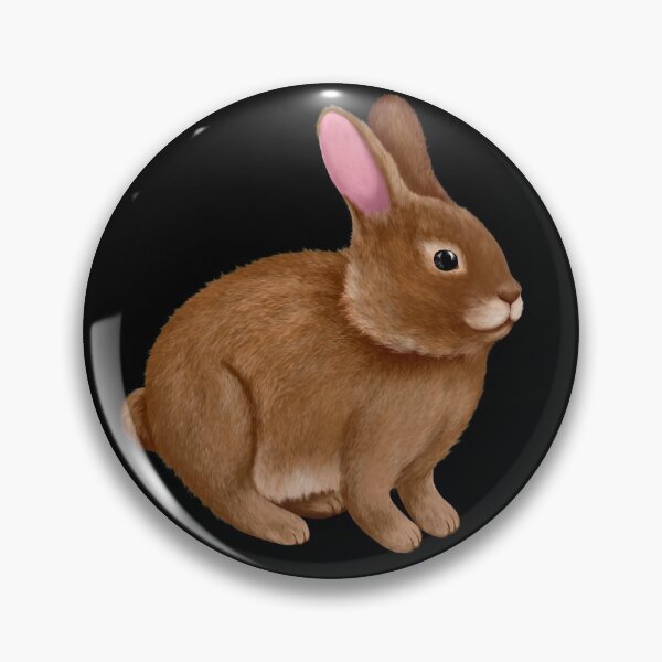 Item preview, Rabbit Pattern - Black designed and sold by Kraina.