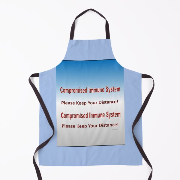 Item preview, text-Compromised Immune System in Blue and Grey designed and sold by Vicky Rodden.