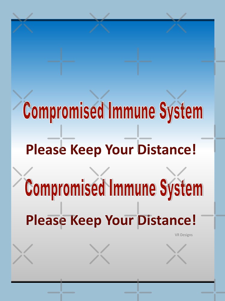text-Compromised Immune System in Blue and Grey by Veee8