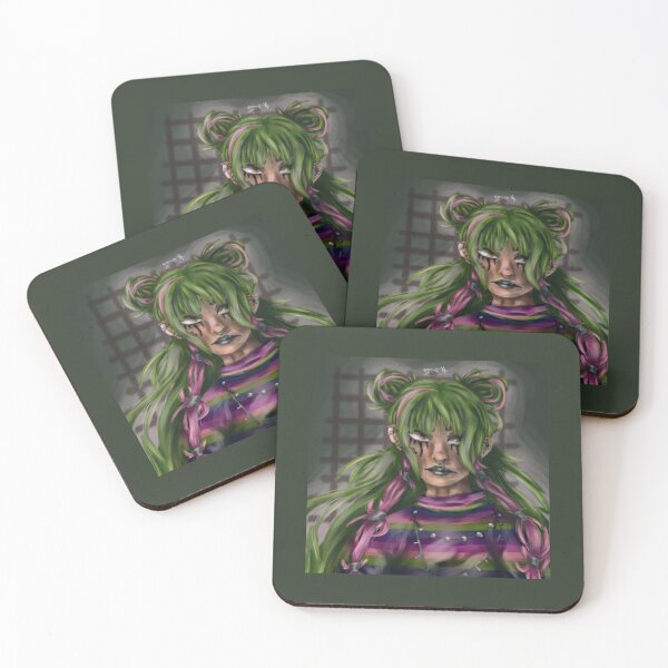 Item preview, Green Haired Punk Girl designed and sold by SkwidSushi.