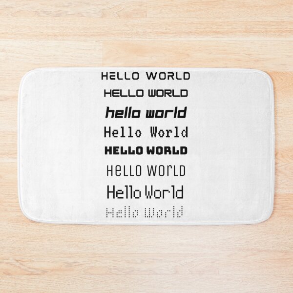 Item preview, Hello World designed and sold by Rhu Creations.