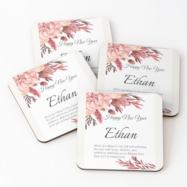Item preview, Happy New Year Ethan. Personalized gift designed and sold by amrmab.