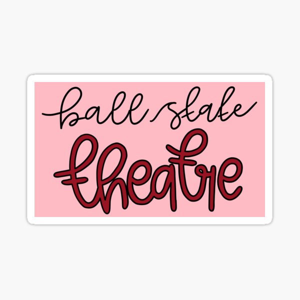 ball state cardinals theatre Sticker
