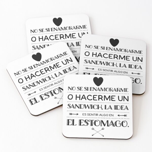 Item preview, No se si enamorarme o hacerme un sandwich... designed and sold by Elena's Shop.