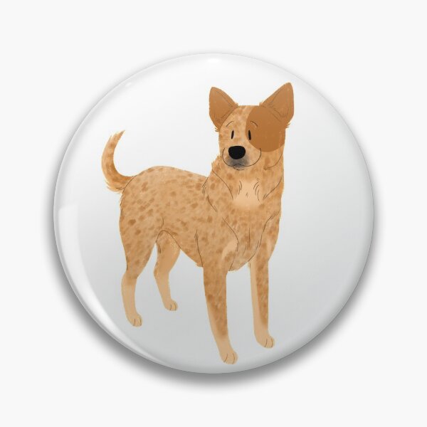 Artikelvorschau, Linke Maske Red Heeler entworfen und verkauft von scribblesnsnuff.