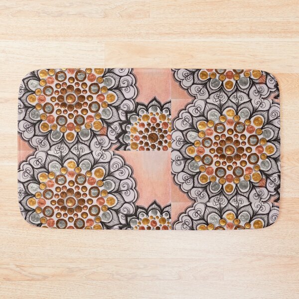 Item preview, Dynamic Metallic Dots Brightened, Mandala Zendala designed and sold by ACarlo.