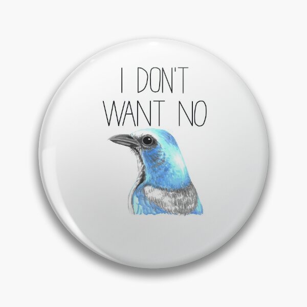 Item preview, I Don't Want No Scrubs (Florida Scrub Jay) designed and sold by LauraWolfArtist.