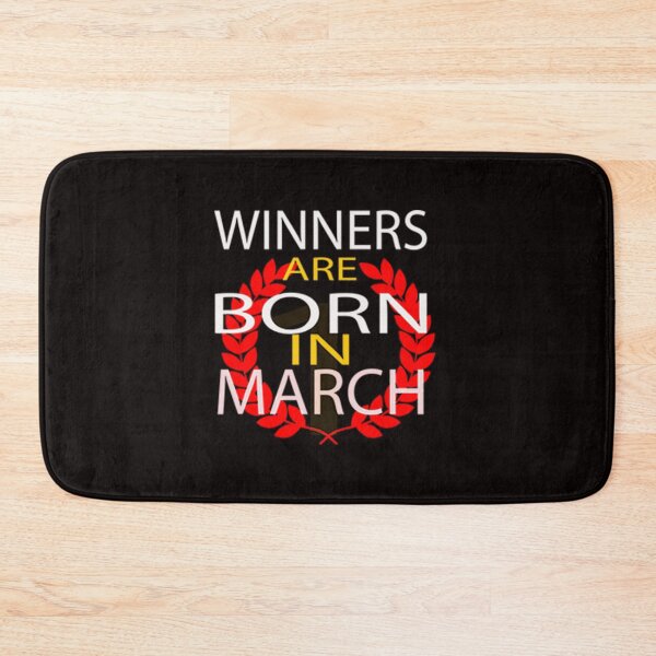 Item preview, Winner Are Born in March designed and sold by CR-SHOP.
