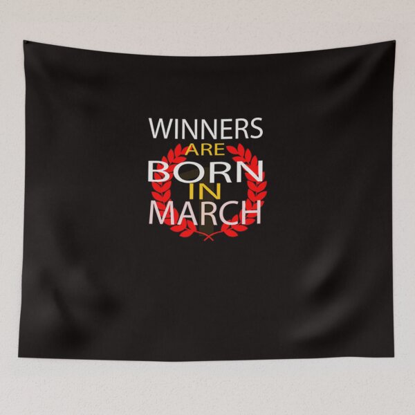 Item preview, Winner Are Born in March designed and sold by CR-SHOP.