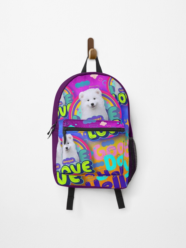 Samoyed backpack outlet