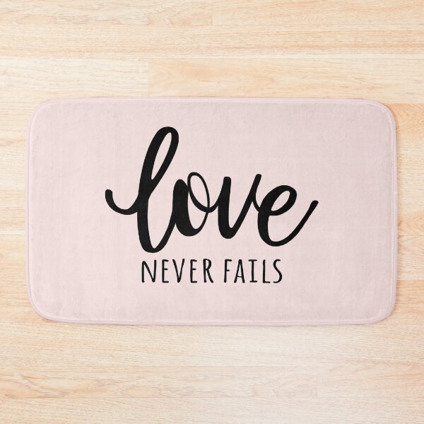 Item preview, Love Never Fails - Black designed and sold by amazingjoy.