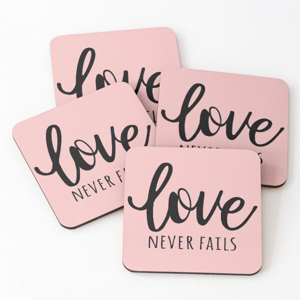 Item preview, Love Never Fails - Black designed and sold by amazingjoy.