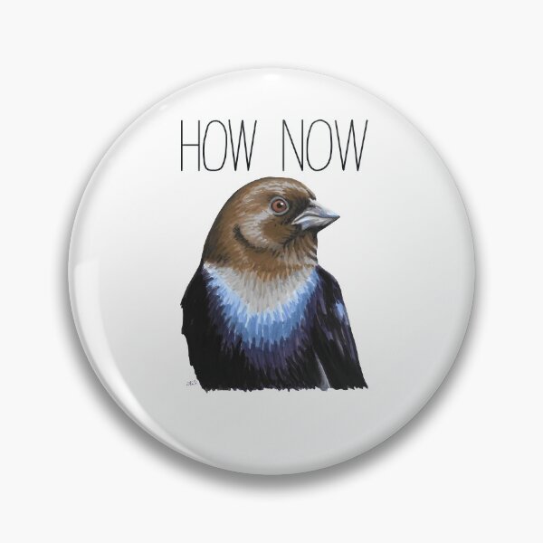 Item preview, How Now Brown-headed Cowbird designed and sold by LauraWolfArtist.