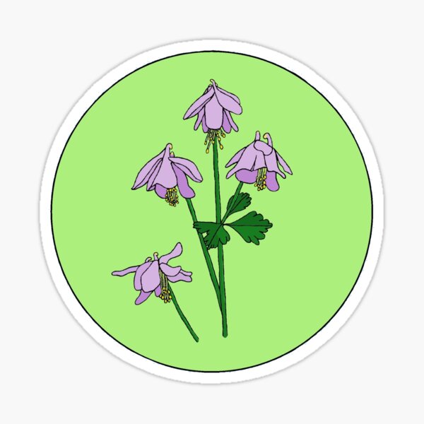 Nuragica Columbine Sticker