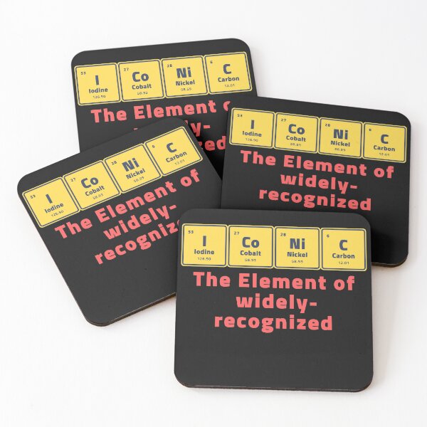 Item preview, Iconic - The Element of  widely recognized designed and sold by Arlooz Tees.