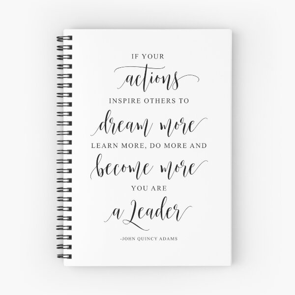 Item preview, If Your Actions Inspire Others, John Quincy Adams Quote, Leadership Quote, Boss Gift designed and sold by aenaonartwork.