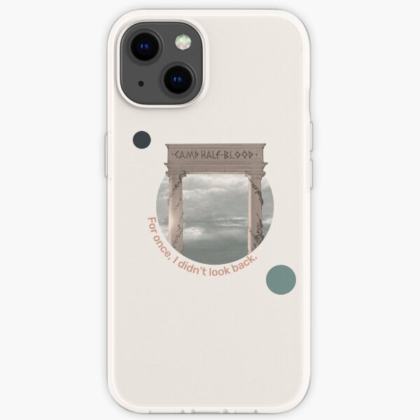 "For once, I didn't look back" The Last Olympian Quote iPhone Soft Case