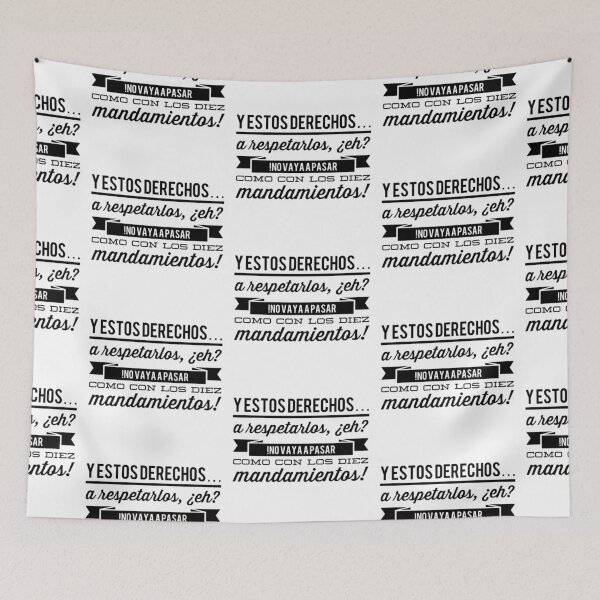 Item preview, Y estos derechos... a respetarlos, eh? designed and sold by Elena's Shop.