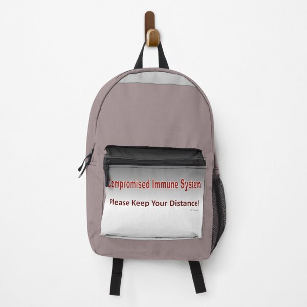 Item preview, Text-Compromised Immune System in Grey, Red and White designed and sold by Vicky Rodden.