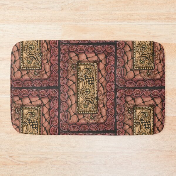 Item preview, Flowers on Cobblestone (vertical) designed and sold by ACarlo.
