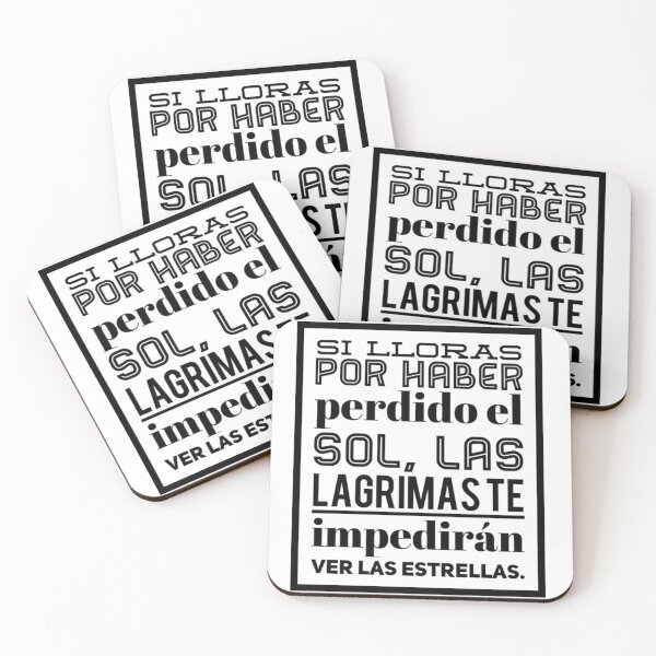 Item preview, Si lloras por haber perdido el sol, las lagrimas te... designed and sold by Elena's Shop.
