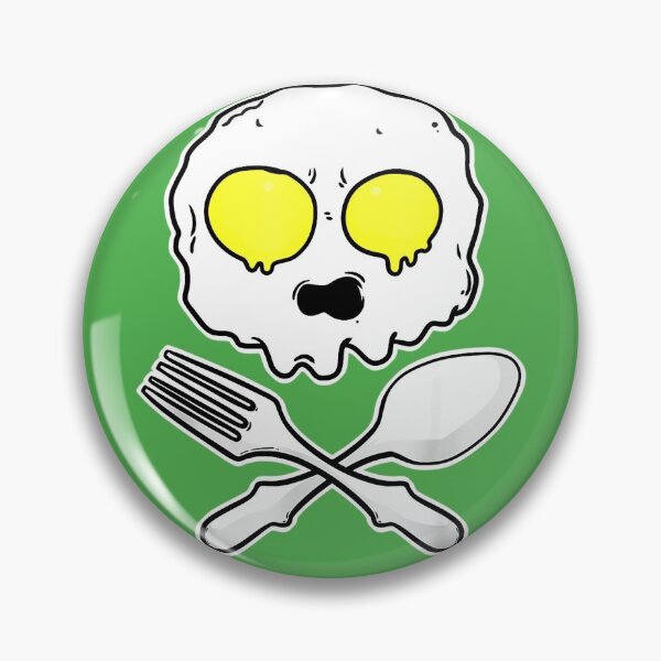 Item preview, Skull Egg Cook Funny Omelette Poisonous Fork Spoon designed and sold by DuongBui.