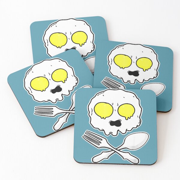 Item preview, Skull Egg Cook Funny Omelette Poisonous Fork Spoon designed and sold by DuongBui.
