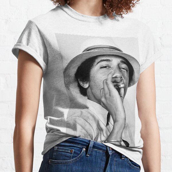 Barack Obama Smoking Classic T-Shirt