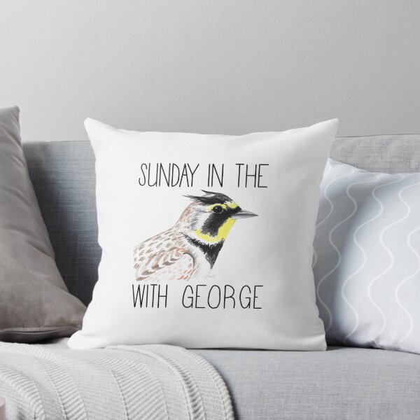 Item preview, Sunday in the Lark With George (Horned Lark) designed and sold by LauraWolfArtist.