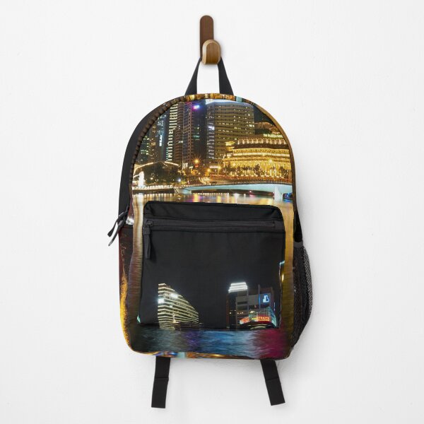 Item preview, Singapore Night City Skyline Cityscape Architecture  designed and sold by WichitaClothing.