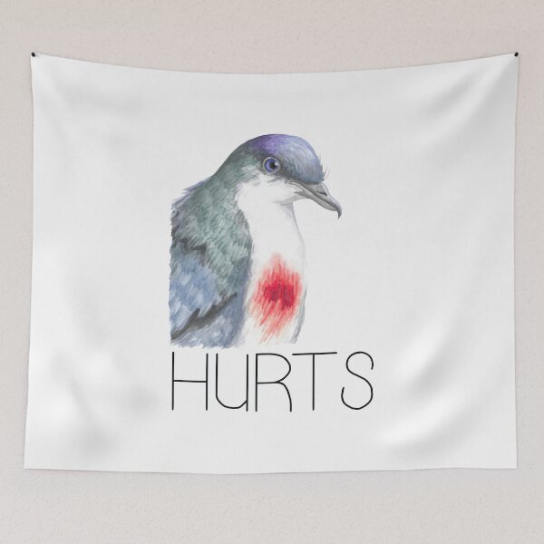 Item preview, Dove Hurts (Luzon Bleeding-heart Dove) designed and sold by LauraWolfArtist.