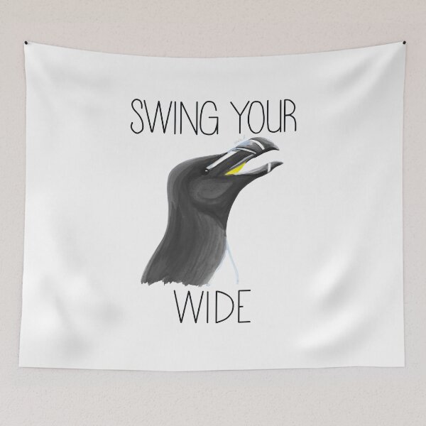 Item preview, Swing Your Razorbill Wide designed and sold by LauraWolfArtist.