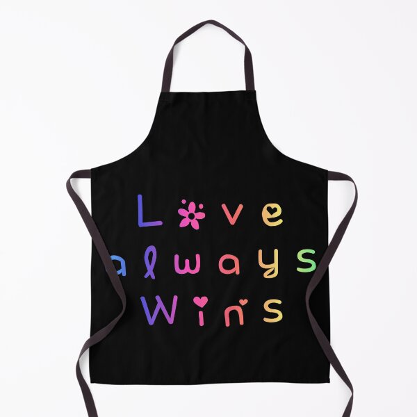 Item preview, Love Always Wins Rainbow Flag Hippie Text designed and sold by everything4eva.