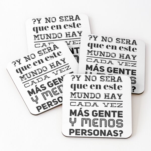 Item preview, Y no sera que en este mundo hay cada vez mas gente... designed and sold by Elena's Shop.