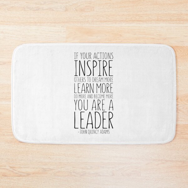 Item preview, If Your Actions Inspire Others, To Dream More John Quincy Adams Quote, Leadership Quote, Boss Gift designed and sold by aenaonartwork.
