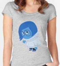 Sadness Women's Fitted Scoop T-Shirt