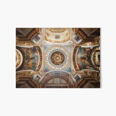 Sistine Chapel Ceiling Painting Renaissance Michelangelo Creation Art Board Print
