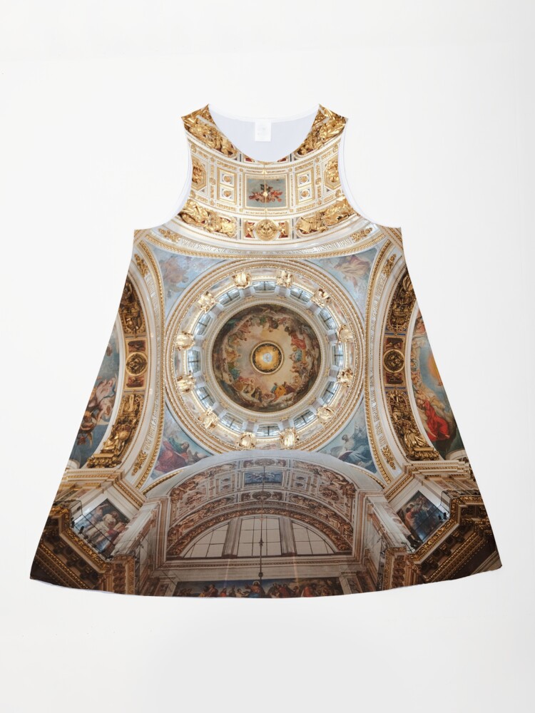 Sistine Chapel Ceiling Painting Renaissance Michelangelo Creation" A-Line  Dress for Sale by WichitaClothing | Redbubble