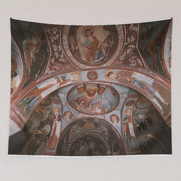 Item preview, Painted Church Ceiling Catholic Christianity Worship designed and sold by WichitaClothing.
