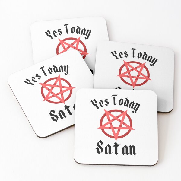 Item preview, Yes Today Satan Black Comedy Quote  designed and sold by Sutra-Lotus-Co.