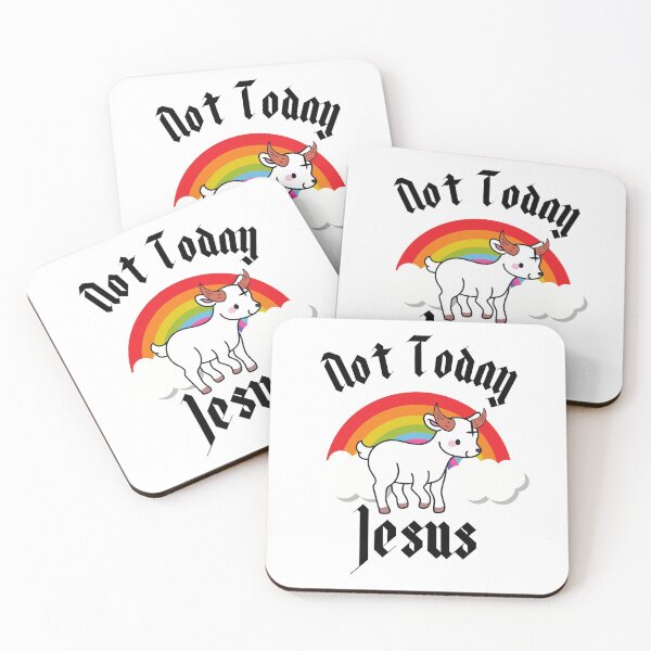 Item preview, Not Today Jesus Funny Black Humor designed and sold by Sutra-Lotus-Co.