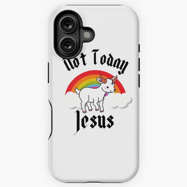 Item preview, Not Today Jesus Funny Black Humor designed and sold by Sutra-Lotus-Co.