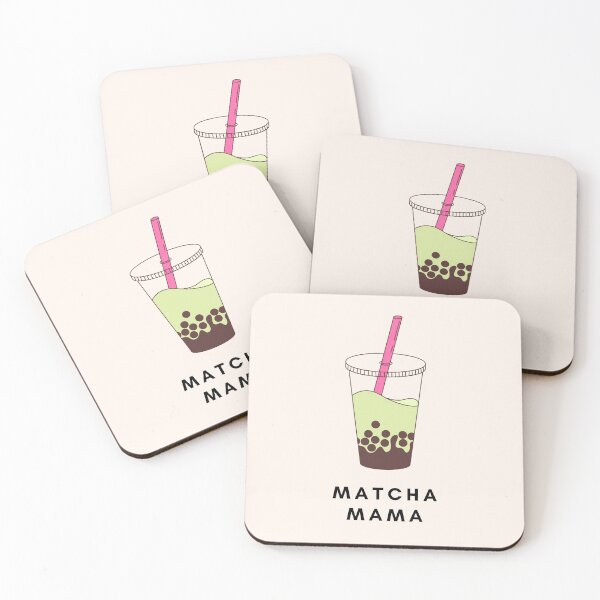 Artikelvorschau, Matcha Mama Boba Milchtee Bubble Tea entworfen und verkauft von greenteakitty.