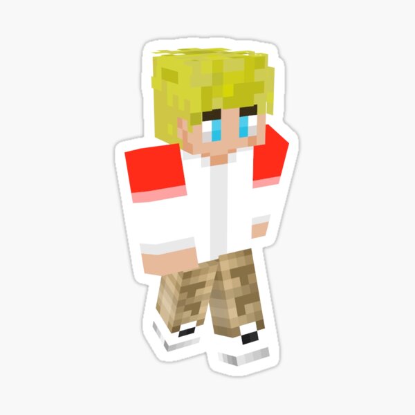 tubbo dream smp minecraft skin Sticker for Sale by rainfrogham