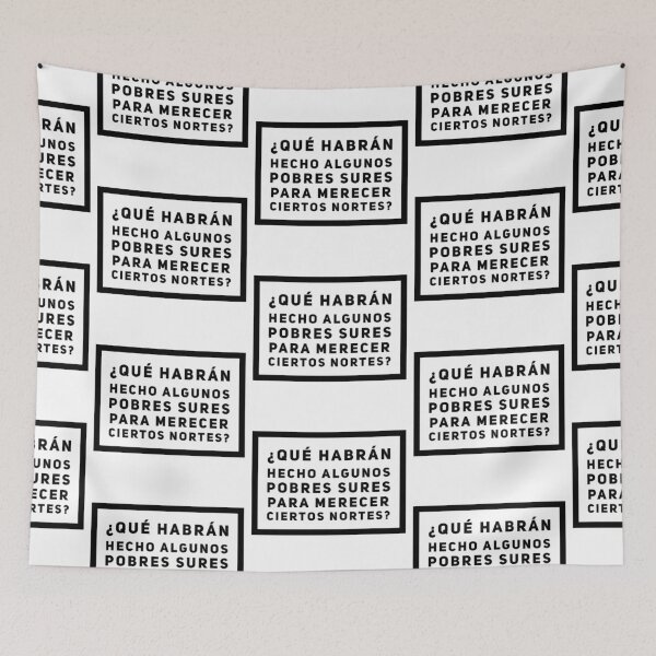 Item preview, Que habran hecho algunos pobres sures para mercer... designed and sold by Elena's Shop.