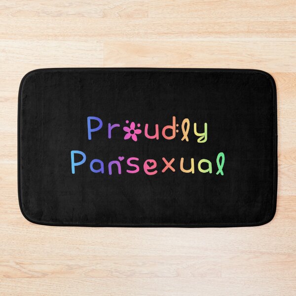 Item preview, Proudly Pansexual Rainbow Flag Hippie Text designed and sold by everything4eva.