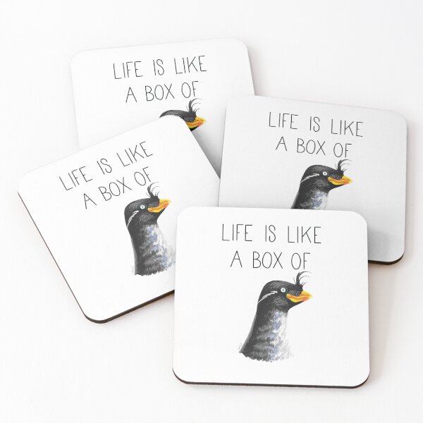 Item preview, Life Is Like A Box Of Auklets (Crested Auklet) designed and sold by LauraWolfArtist.